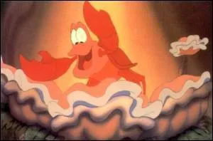 Le crabe Sébastien chante "Sous l'Océan" pour convaincre Ariel de ne pas rejoindre la terre ferme.