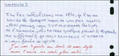 Mon premier est une négation anglaise, mon deuxième t'appartient, mon troisième est le bout d'une canne à pêche, mon tout est effectué par le professeur !