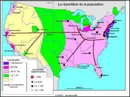 Quel espace est représenté en bleu ?