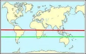 Qu'est-ce qui est représenté en vert ?