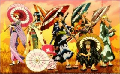 L'équipage en kimono ! Qui est muni d'un pistolet ?