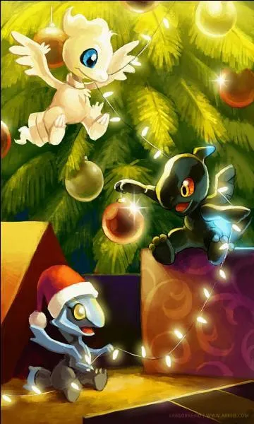 Qui sont ces mignons Pokémon fêtant Noël ?