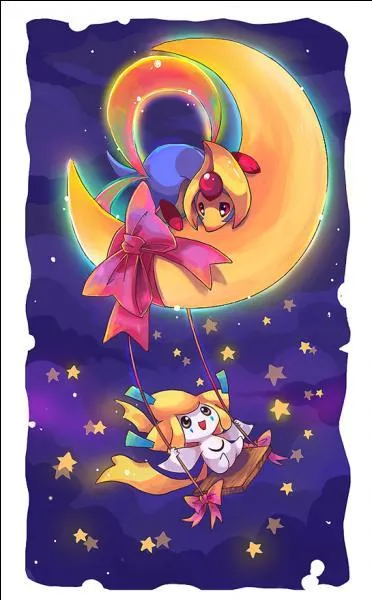 Qui est le Pokémon sur le croissant de lune ?