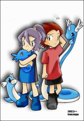 Sandra élève des Pokémon de type Dragon à Johto. De quelle arène est-elle la championne ?