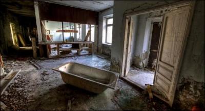 Pripyat, une ville située dans une zone interdite.