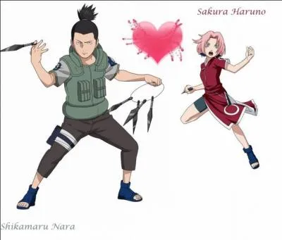 Sakura aime Shikamaru.
