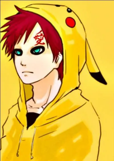 Quel déguisement Pokémon Gaara a-t-il décidé de mettre ?