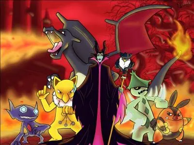 Lequel de ces Pokémon ressemble le plus à la créature en laquelle Maléfique se transforme dans la "Belle au bois Dormant", avant qu'elle se fasse tuer par le prince d'Aurore ?