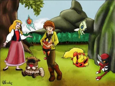 Quel personnage de "Taram et le chaudron magique" est représenté par le Pokémon Gruikui sur la photo ?