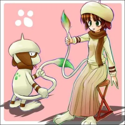 Quel Pokémon peintre est imité sur cette image ?