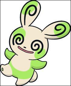 Voici un Spinda Shiney. Quelle est la couleur des taches de ce petit Pokémon habituellement ?