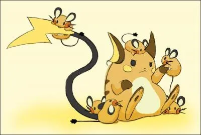 Qui sont ces petits Pokémon qui taquinent Raichu ?