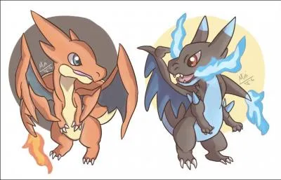 Lequel de ces deux Dracaufeu méga-évolués porte la Dracaufite X ?