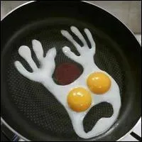 Ce drôle de personnage, pas si facile à réussir la première fois, requiert une poêle qui n'attache pas et... ?