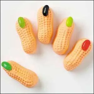 On ne va pas parler de gastronomie ici, mais l'idée est drôle : sur quoi a-t-on collé des bonbons avec du sucre et de l'eau ?