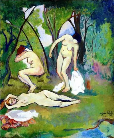 Trois nus à la campagne.