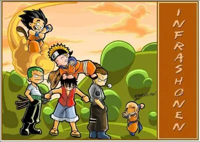 Comment se nomme le personnage de Dragon Ball qui demande aux autres de l'attendre ?