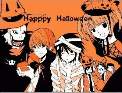 De quel manga viennent ces personnages qui fêtent Halloween ?