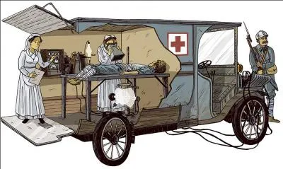 Pendant la Première Guerre mondiale, Marie Curie, secondée par sa fille Irène, organise le premier service de radiologie mobile. Pour cela, elle fait équiper 18 voitures, surnommées :