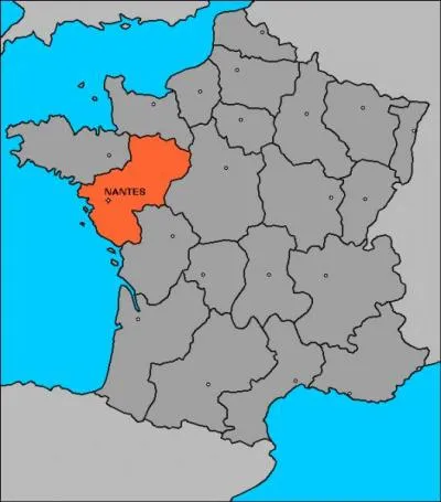 Quelle est la région située en orange ?