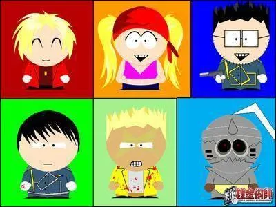 En quels personnages de mangas les personnages de "South Park" se sont-ils déguisés ?