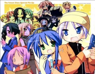 De quel animé viennent les personnages qui se sont habillés comme ceux de "Mirai Nikki" ?