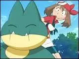 Vrai ou faux : Goinfrex a été attrapé par Flora qui lui a lancé une Pokéball qu'il a avalée. [1 réponse]