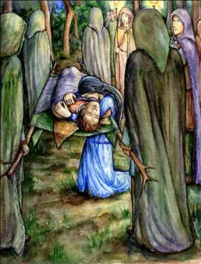 Où moururent ensemble Beren et Lúthien ?