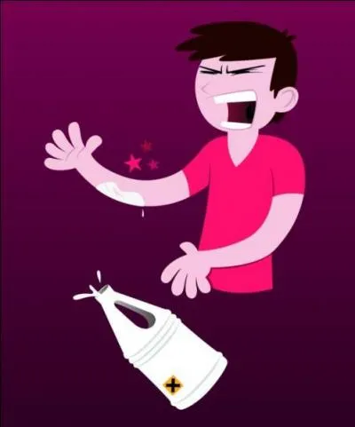 L'acide ... sert à des activités d'entretien et de bricolage. C'est un liquide corrosif que l'on ne doit utiliser qu'en prenant beaucoup de précautions.