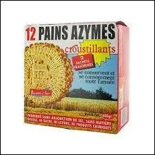 Pouvez-vous me dire ce qu'est un pain azyme ?