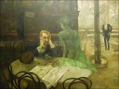 Une fée verte que certains ne pouvaient plus voir en peinture !