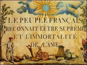 Quel révolutionnaire français met en place le culte de l'Être suprême ?