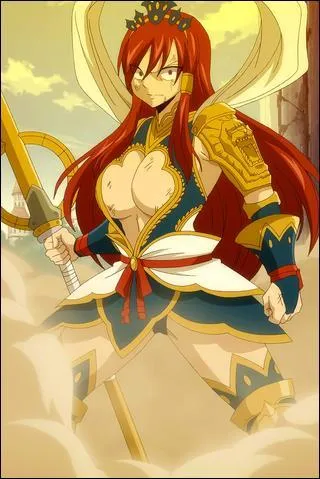 Erza utilise quelle armure pour battre Minerva ?