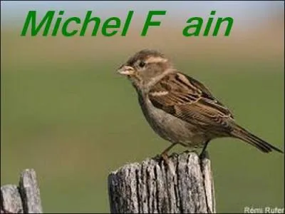 Quelles sont les lettres manquantes pour trouver le nom de ce personnage?