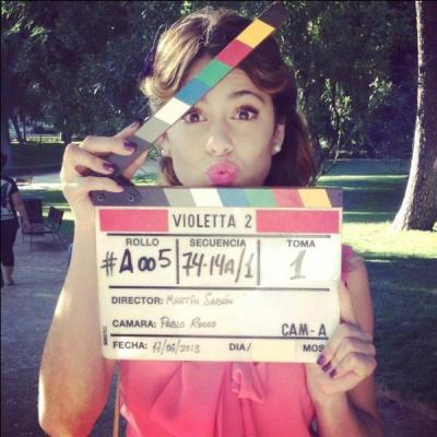 Qui joue le personnage de Violetta ?