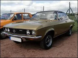 Cette Opel est une ...