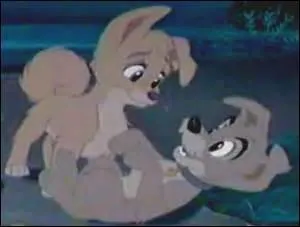 Dans quel dessin animé se rencontrent ces deux chiots ?