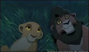 Comment la liaison entre Kovu et Kiara est-elle perçue par leurs parents ?