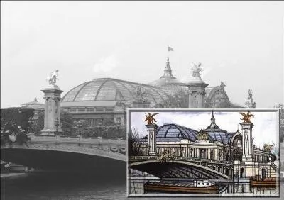 Peintre expressionniste français, composant aussi bien des personnages que des figures, animaux, paysages, il est l'auteur de ce tableau intitulé " le Grand Palais" ...