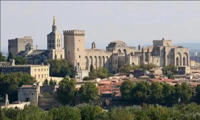 Le Palais des papes, à Avignon, est la plus grande des constructions gothiques du Moyen Âge.
