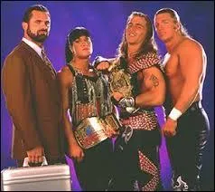 A la WCW, la NWO connait un succès retentissant grâce à son attitude rebelle et crue. En 1997, une faction similaire se créé à la WWF afin de surfer sur cette nouvelle vague anti-conventionnelle et espérer améliorer son audience en baisse. Quel nom porte cette faction ?