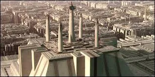 Sur quoi le Temple Jedi a-t-il été construit ?