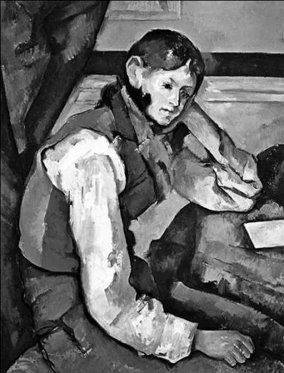 Paul Cézanne a réalisé la toile "Garçon au gilet ......" ?