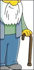 Quel personnage des Simpson est coupé sur la photo ?