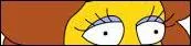 Quel personnage des Simpson est coupé sur la photo ?