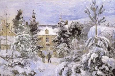 Qui a peint La maison sous la neige ?