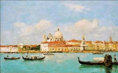 Qui a peint Venise La Salute et le grand canal ?