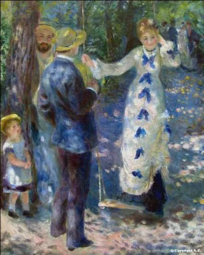 Si l'on vous dit : "canotier, balançoire, barque et moulin de la galette', à qui pensez-vous ?