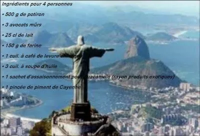 De quel pays nous vient la recette des crêpes de potiron et guacamole ?