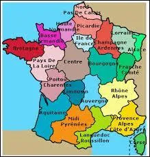 En juin 2014, combien de régions la France métropolitaine compte-t-elle ?